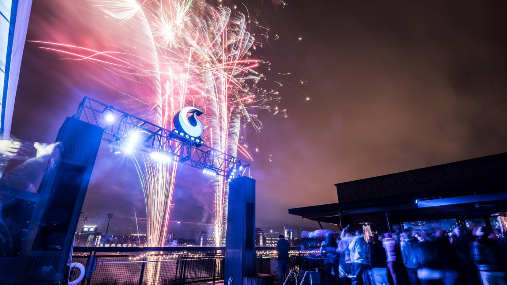 Image of Recess rooftop club in Tallahassee, Florida.